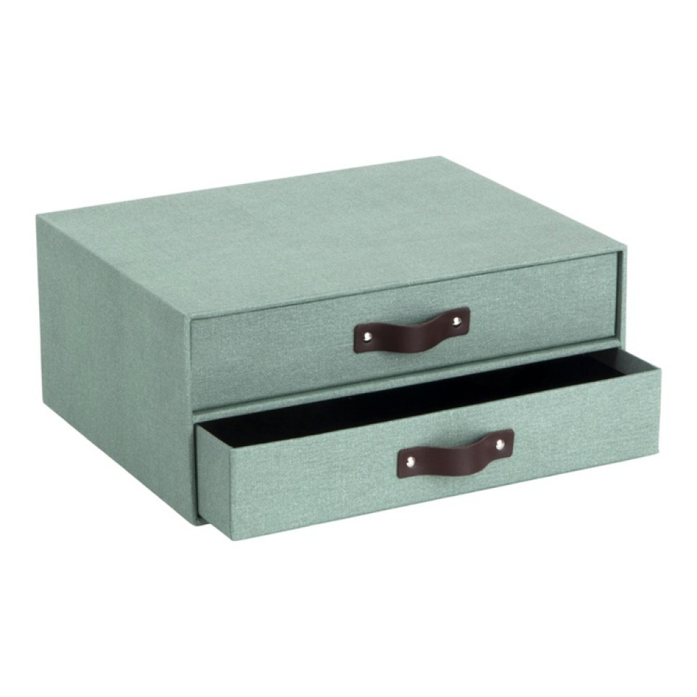 Minikommode 2 skuffer, Birger canvas, Bigso i gruppen Oppbevaring / Oppbevaringsbokser / Bigso oppbevaringsbokser hos SmartaSaker.se (42261)