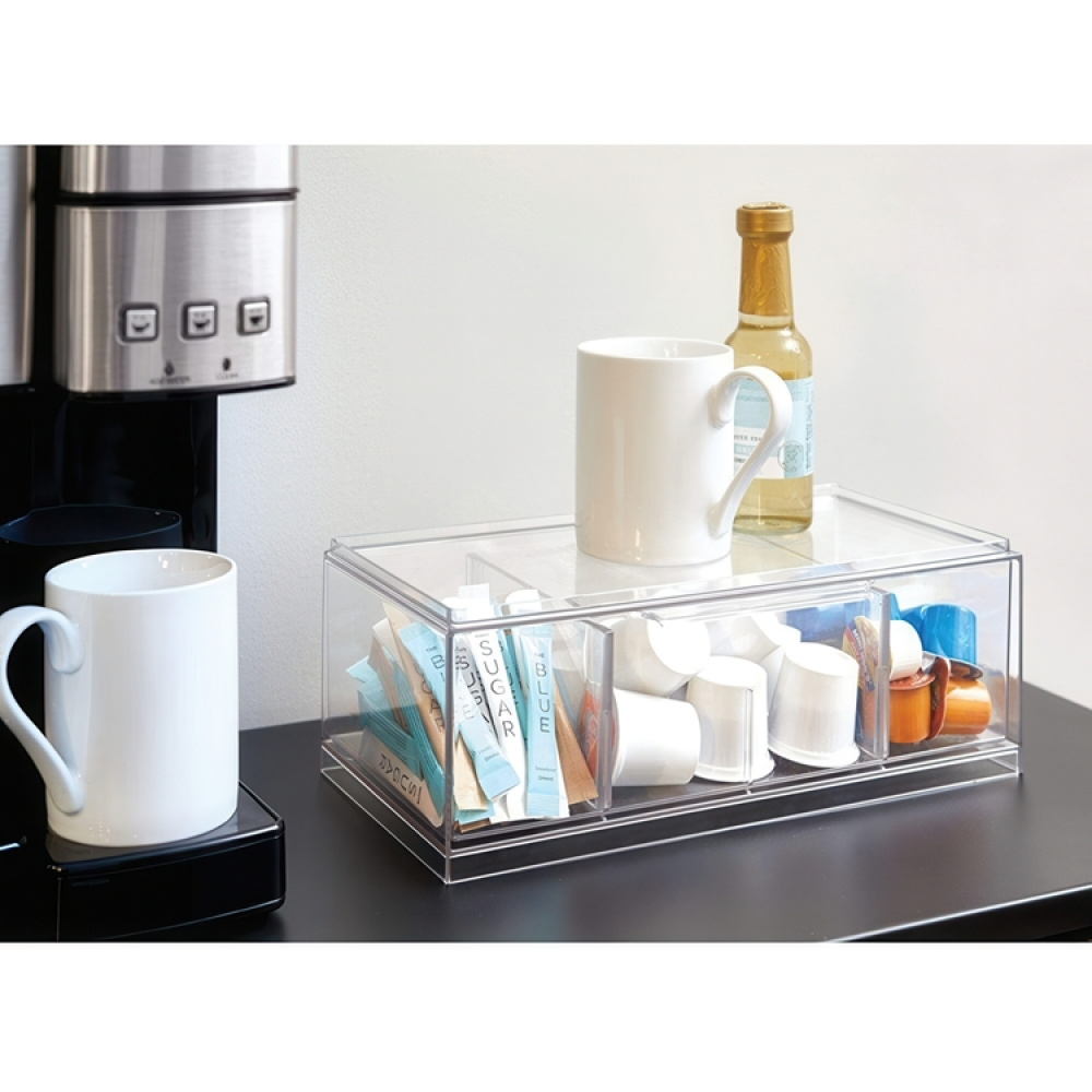 Oppbevaringsboks for teposer 4 rom i gruppen Oppbevaring hos SmartaSaker.se (42269)