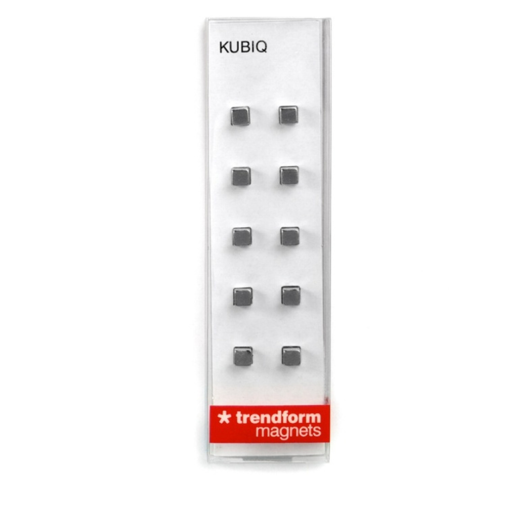 Minimagnet kube 10-pakning, Sølv i gruppen Oppbevaring hos SmartaSaker.se (42275)