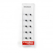 Minimagnet sylinder 10-pakning, Svart