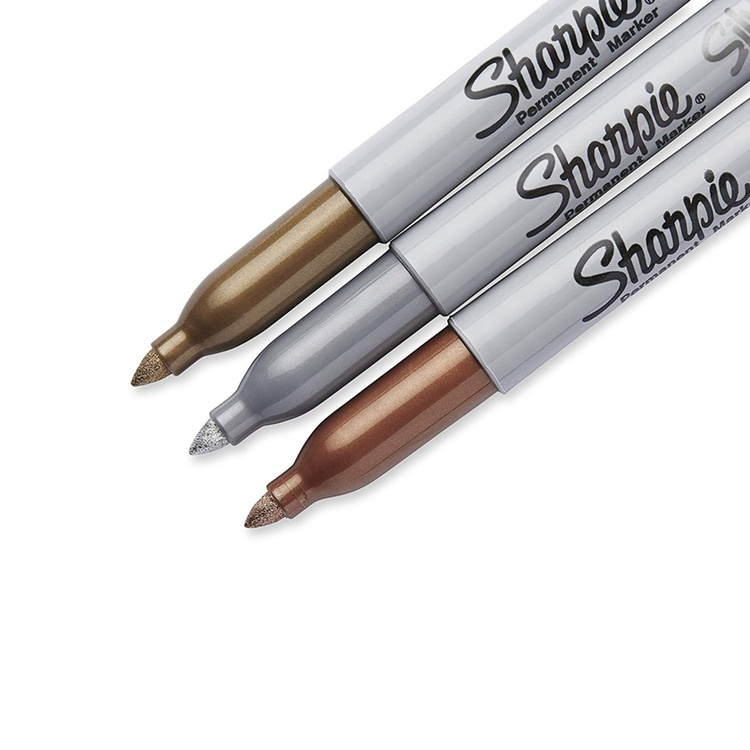Merkepenn 3-pakk metallic, Sharpie i gruppen Oppbevaring / Kontorrekvisita hos SmartaSaker.se (42297)