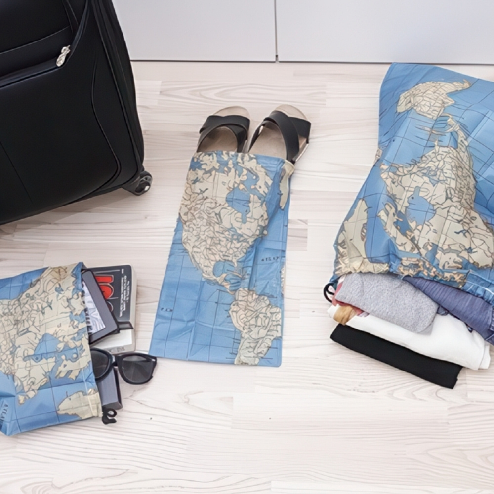 Pakkposer for reisen 4-pack, Kikkerland i gruppen Oppbevaring / Oppbevaring på reise hos SmartaSaker.se (42325)