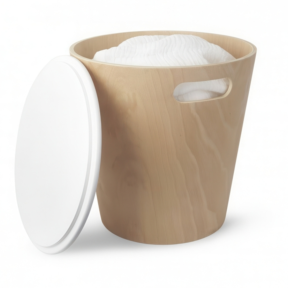 Krakk / Bord med oppbevaring, WOODROW, Umbra, Ø 40 x ca H 42 cm i gruppen Oppbevaring / Entréoppbevaring hos SmartaSaker.se (42328)
