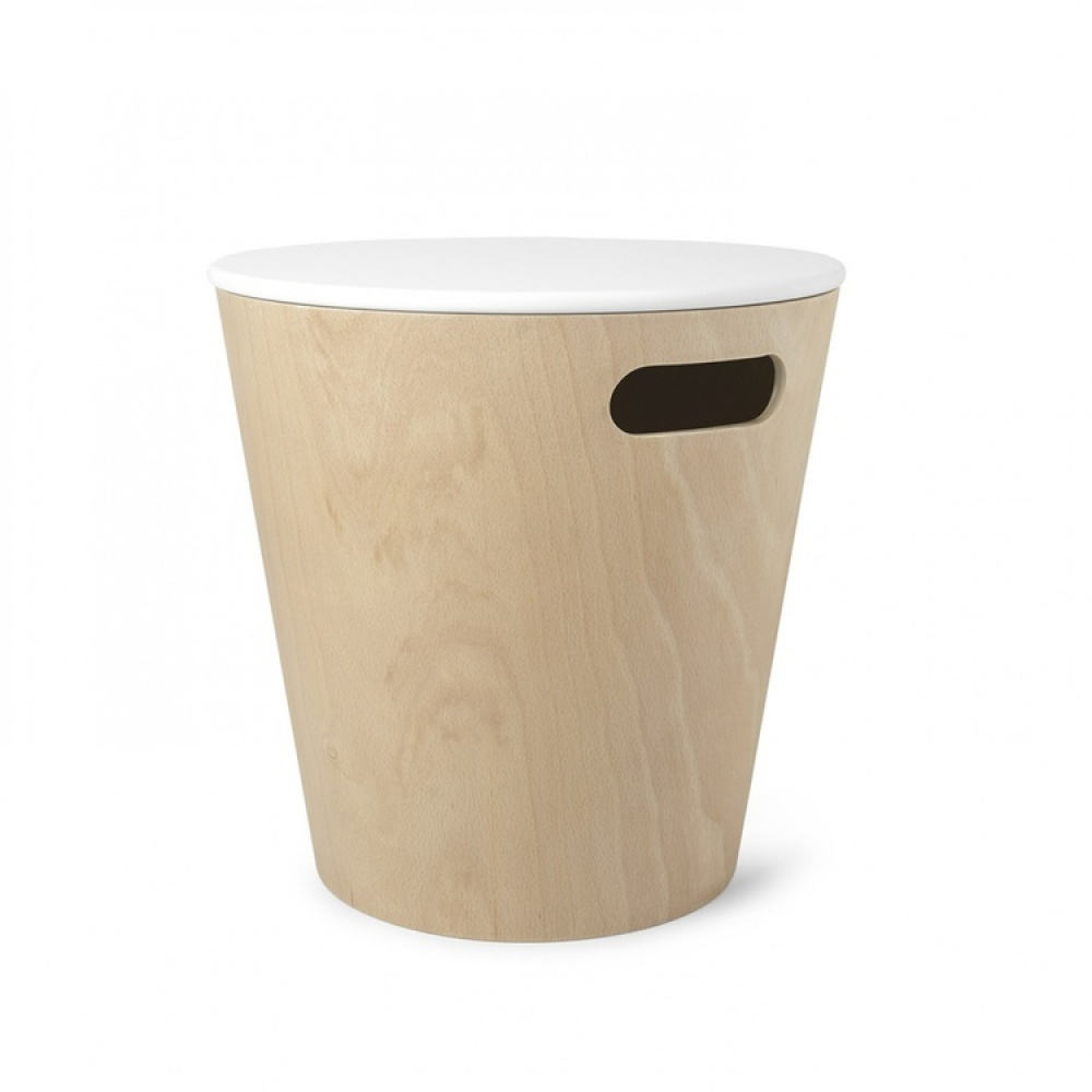 Krakk / Bord med oppbevaring, WOODROW, Umbra, Ø 40 x ca H 42 cm i gruppen Oppbevaring / Entréoppbevaring hos SmartaSaker.se (42328)