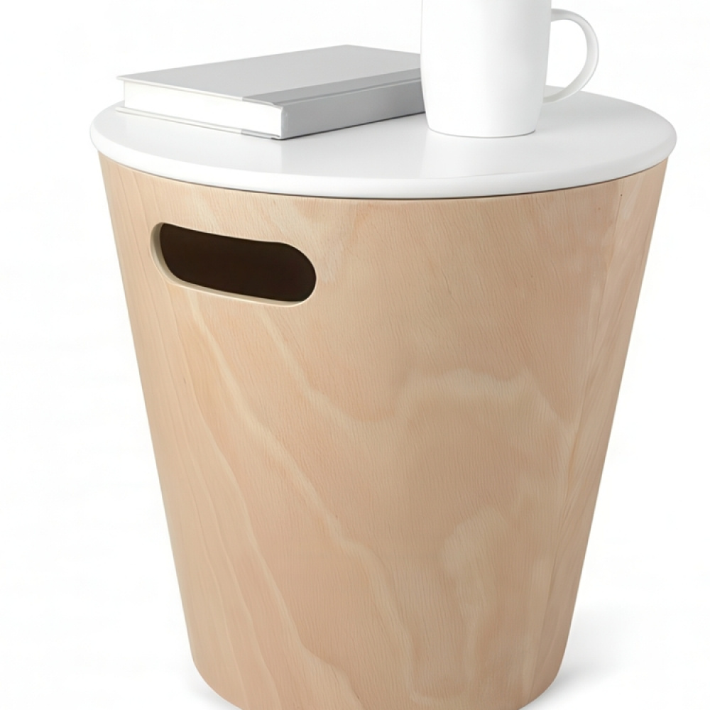 Krakk / Bord med oppbevaring, WOODROW, Umbra, Ø 40 x ca H 42 cm i gruppen Oppbevaring / Entréoppbevaring hos SmartaSaker.se (42328)