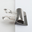 Papirklemmer i metall, 5 stk, BOSTON LARGE, 5,5 cm, Sølv