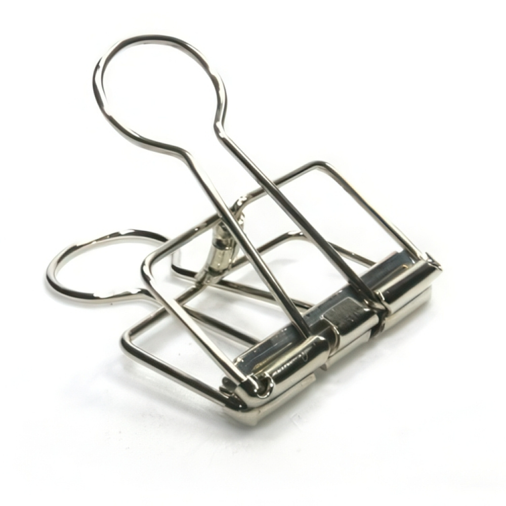 Binders, 10 stk., WIRE FOLDBACK CLIPS, 32 mm, Deskstore, Sølv i gruppen Oppbevaring hos SmartaSaker.se (42345)