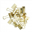 Papirklemmer, 15 stk, FOLDBACK CLIPS XS, 19 mm, Gull