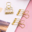 Papirklemmer, 15 stk, WIRE CLIPS SMALL, 19 mm, gull