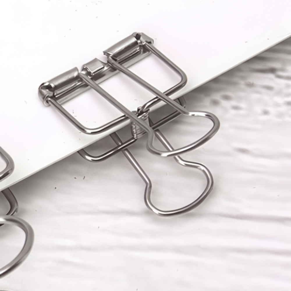 Papirklemmer, 6 stk., WIRE CLIPS SMALL 19 mm, sølv i gruppen Oppbevaring / Kontorrekvisita hos SmartaSaker.se (42361)