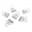 Papirklemmer, 6 stk., WIRE CLIPS SMALL 19 mm, sølv