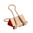 Papirklemmer, 8 stk, FOLD BACK SMALL 25 mm, kobber
