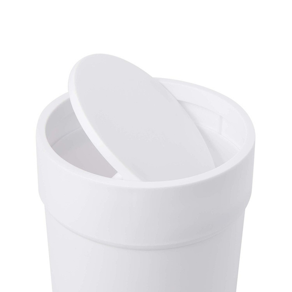 Papirkurv med vippelokk 6L, Umbra, Hvit i gruppen Oppbevaring / Baderomsoppbevaring hos SmartaSaker.se (42382)