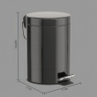 Pedalbøtte, 3L, 5five