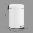 Pedalbøtte, 3L, 5five
