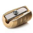 Blyantspisser i metall, liten, M+R, SINGLE, messing