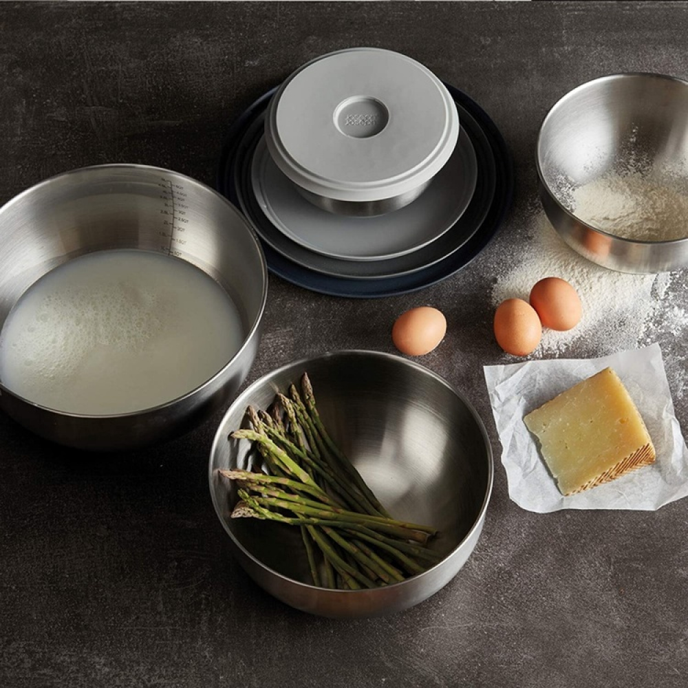 Sett med rustfrie boller med lokk, Joseph Joseph i gruppen Oppbevaring hos SmartaSaker.se (42476)