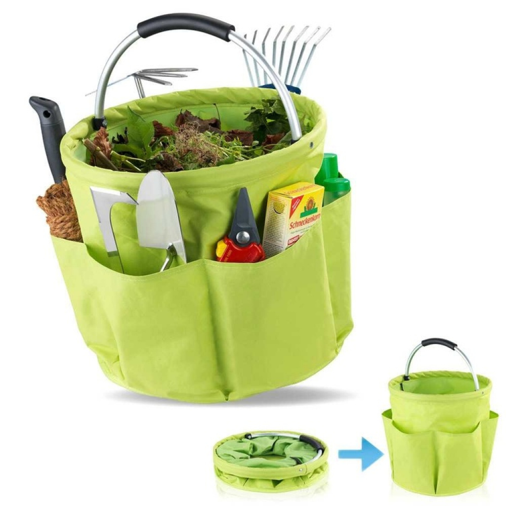 Sammenleggbar kurv med oppbevaringslommer, 35 cm i gruppen Oppbevaring hos SmartaSaker.se (42480)
