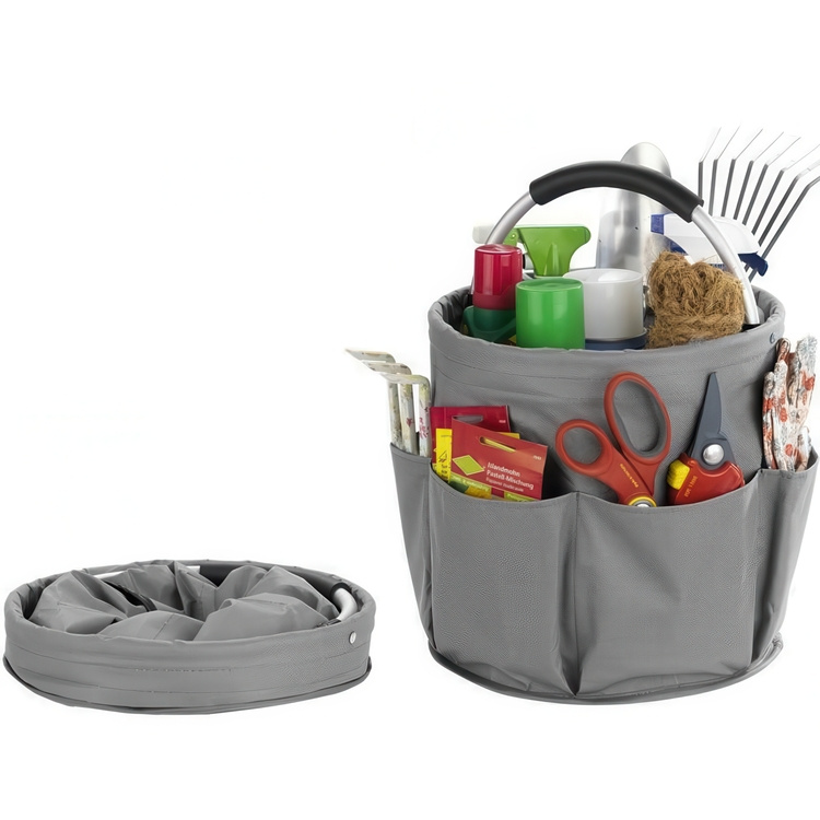 Sammenleggbar kurv med oppbevaringslommer, 28 cm i gruppen Oppbevaring hos SmartaSaker.se (42481)