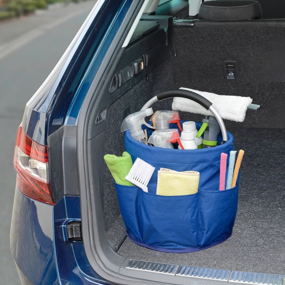 Sammenleggbar kurv med oppbevaringslommer, 28 cm i gruppen Oppbevaring hos SmartaSaker.se (42481)