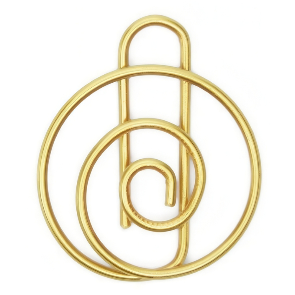 Runde binders SPIRAL, 15 stk., Monograph, messing i gruppen Oppbevaring / Kontorrekvisita hos SmartaSaker.se (42485)