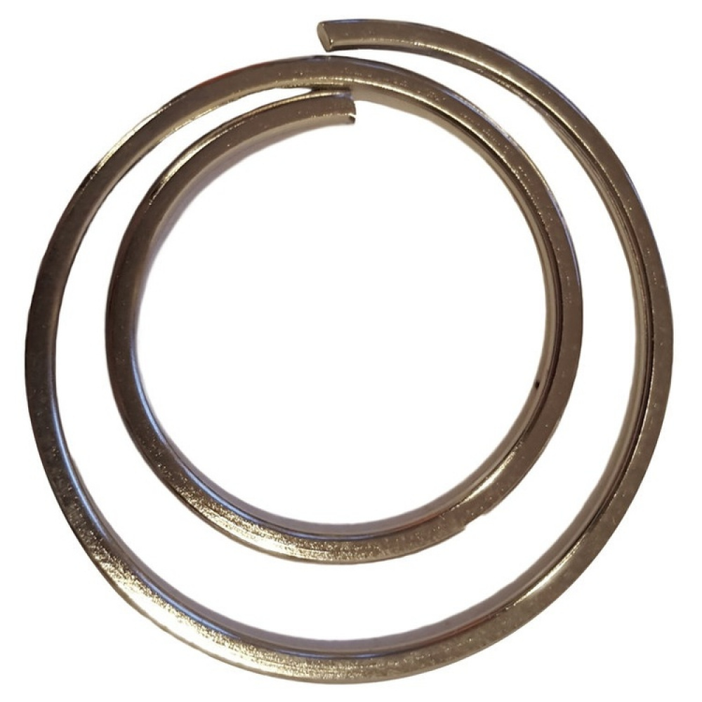 Runde store binders, 25 stk., DESKSTORE MOON CLIPS LARGE, Ø 3 cm, sølv i gruppen Oppbevaring hos SmartaSaker.se (42487)
