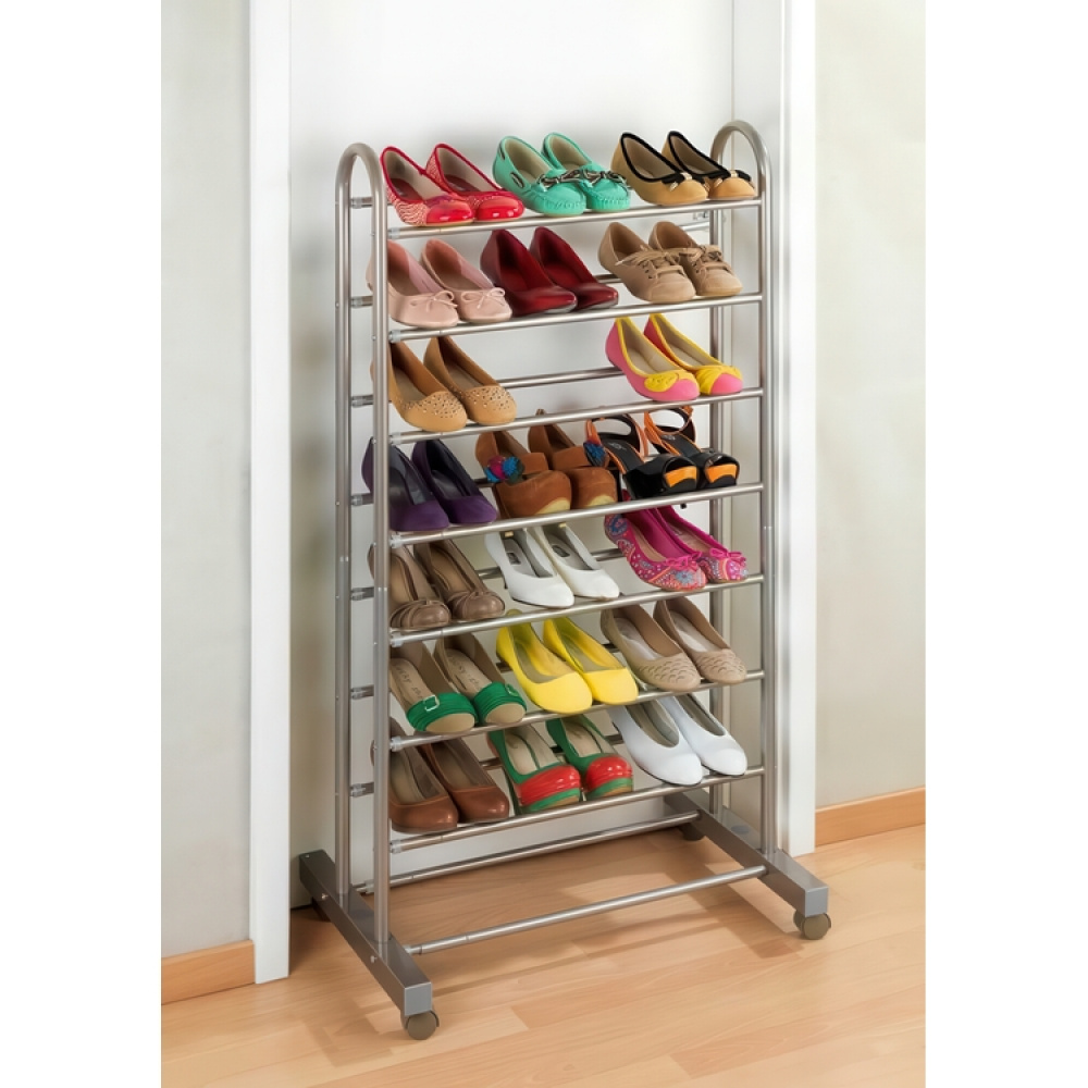 Utvidbar skohylle med hjul, 67–116 cm i gruppen Oppbevaring hos SmartaSaker.se (42561)
