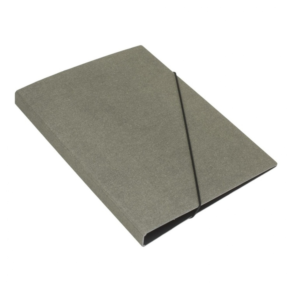 Skriveplate / Mappe, A4 . BIGSO AMELIE CANVAS, Grå i gruppen Oppbevaring hos SmartaSaker.se (42600)