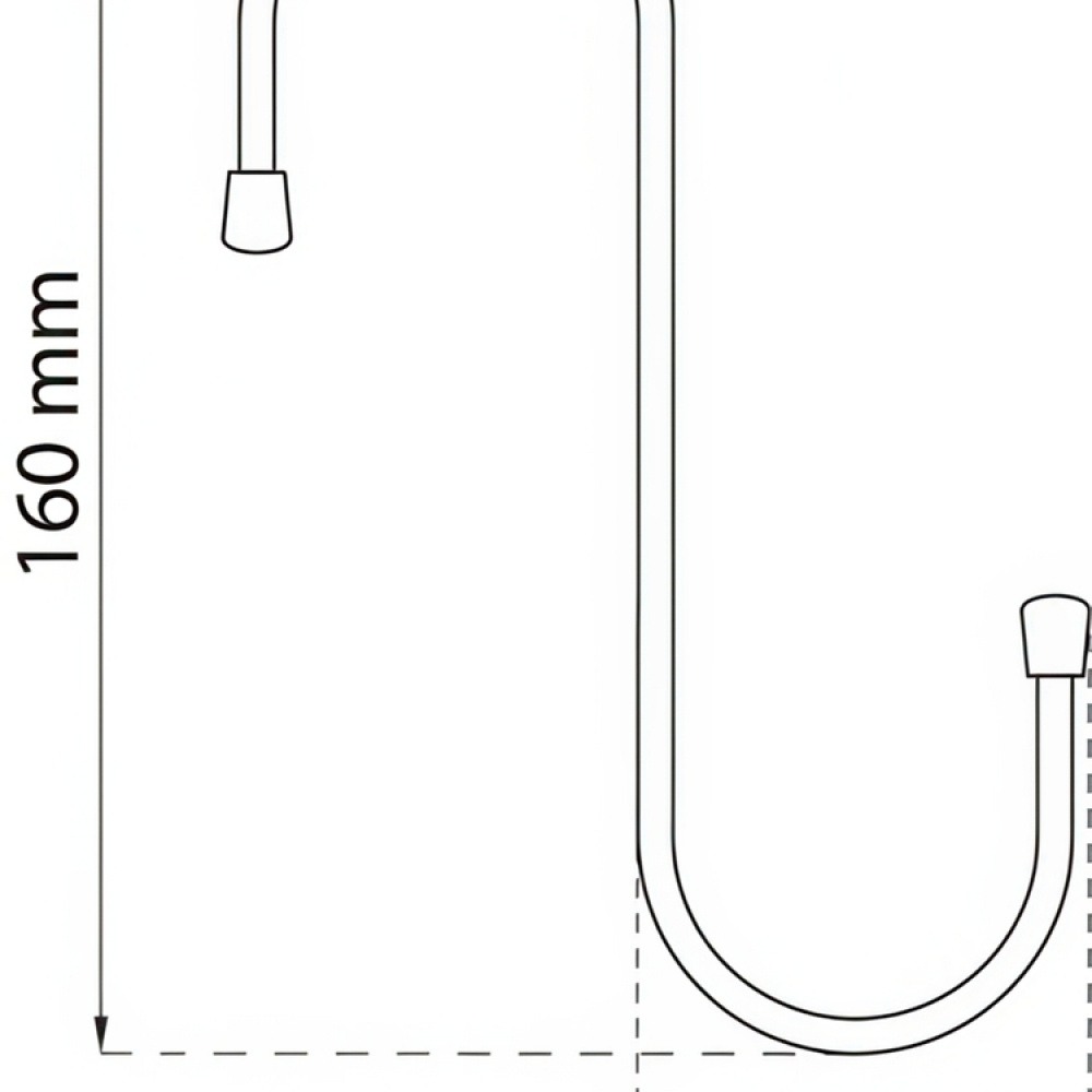 S-krok, 16 cm, Habo i gruppen Oppbevaring hos SmartaSaker.se (42604)