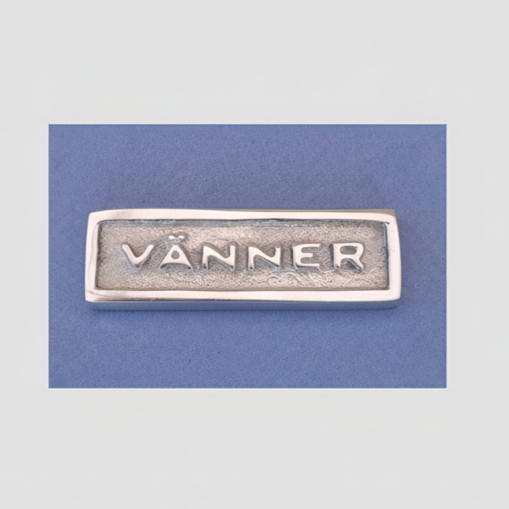 Metallskilt med ramme, Venner i gruppen Oppbevaring hos SmartaSaker.se (42626)