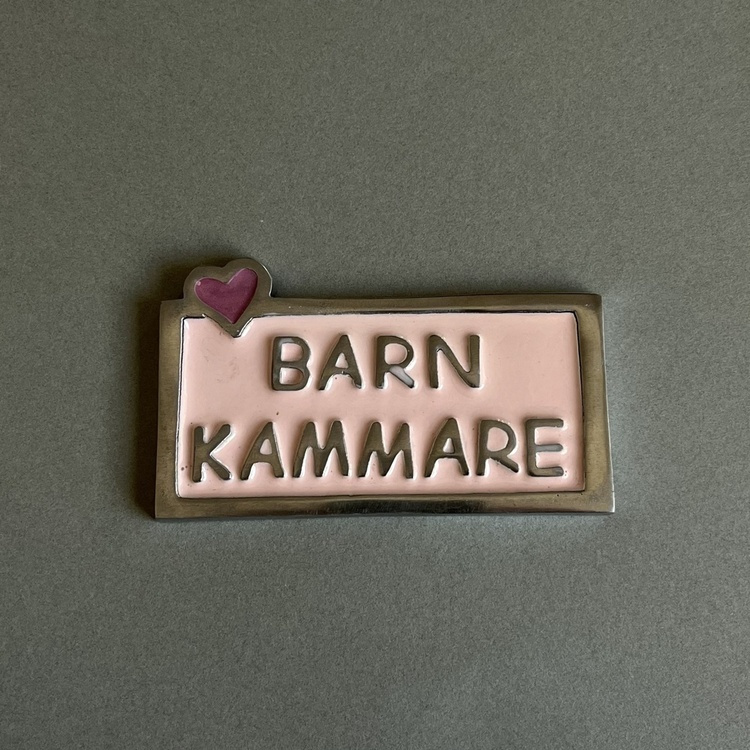 Dørskilt, barnerom i gruppen Oppbevaring / Barnromsoppbevaring hos SmartaSaker.se (42631)