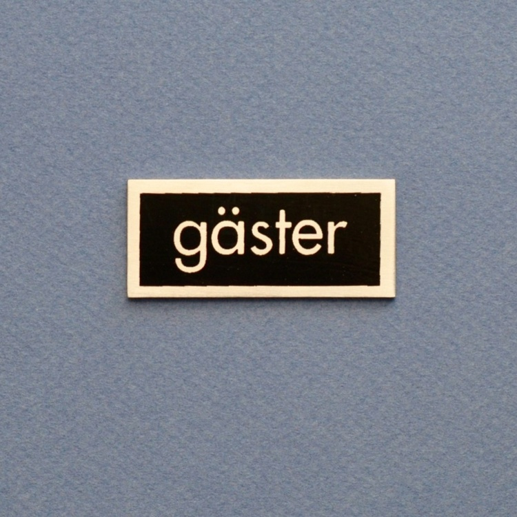 Gjesteskilt, Svart i gruppen Oppbevaring hos SmartaSaker.se (42633)