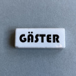 Gjesteskilt i porselen