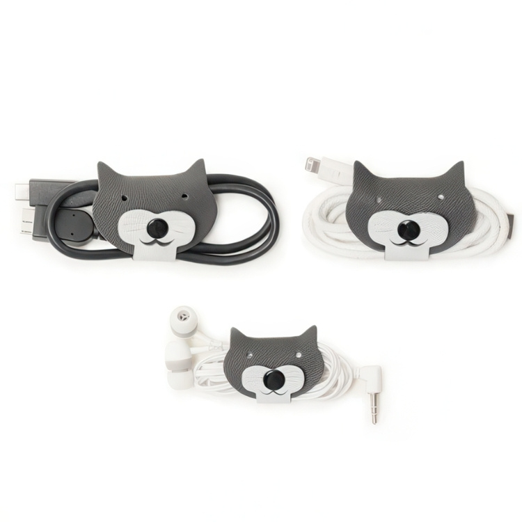 Kabelholder 3-pack, Katter, Kikkerland i gruppen Oppbevaring / Kontorrekvisita hos SmartaSaker.se (42646)