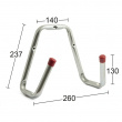 Vegghengt slangeholder, Habo
