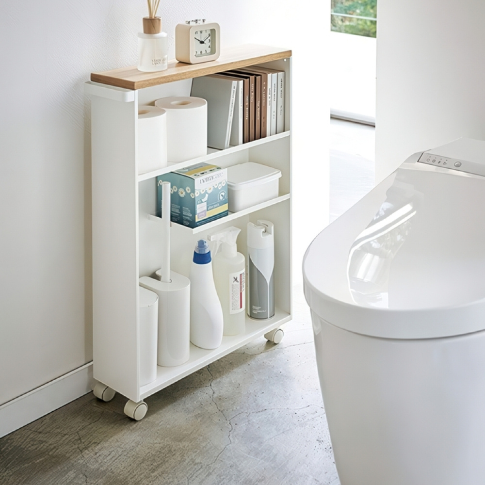 Smal oppbevaringstralle til badet, Yamazaki i gruppen Oppbevaring hos SmartaSaker.se (42653)
