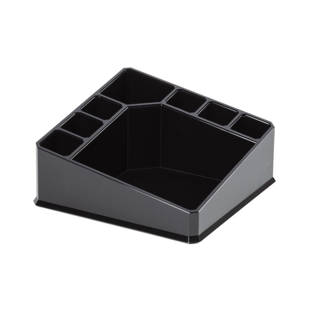 Sminkestativ med 8 rom, CONFIGURABLE, 22 x 13 x H 8 cm, Sort i gruppen Oppbevaring hos SmartaSaker.se (42669)