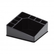 Sminkestativ med 8 rom, CONFIGURABLE, 22 x 13 x H 8 cm, Sort