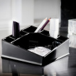 Sminkestativ med 8 rom, CONFIGURABLE, 22 x 13 x H 8 cm, Sort