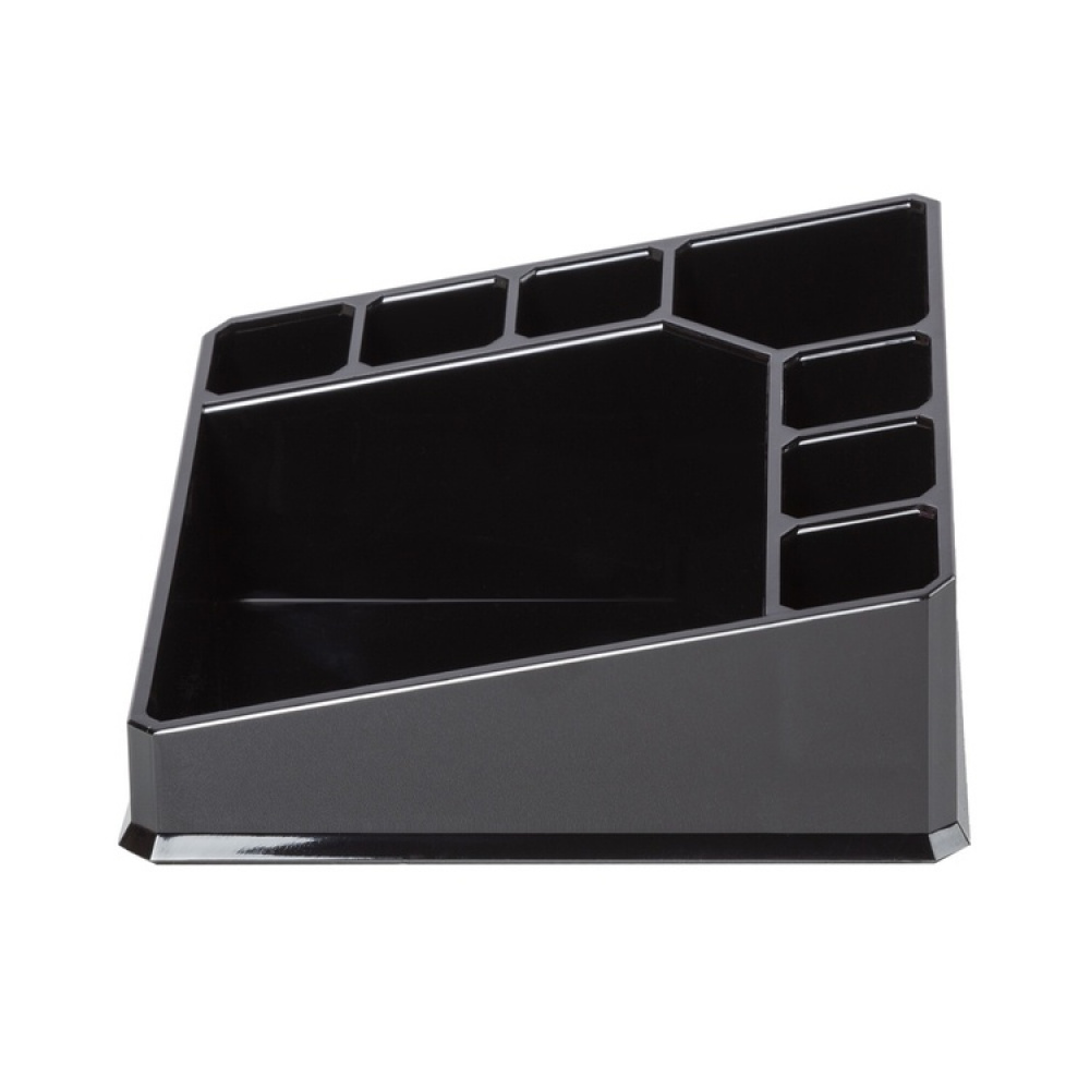 Sminkestativ med 8 rom, CONFIGURABLE, 22 x 13 x H 8 cm, Sort i gruppen Oppbevaring hos SmartaSaker.se (42669)