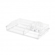Sminkholder, stor, MY PRETTY ORGANISER TRAY, 35 x 20,5 x H 7,5 cm, klar