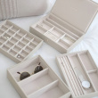 Smykkeskrin 4 etasjer, Classic, Stackers, Beige