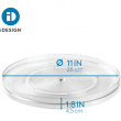 Dreieskive i resirkulert plast, 28 cm