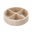 Dreieskive i tre med skillevegger, 30,5 cm, The Home Edit