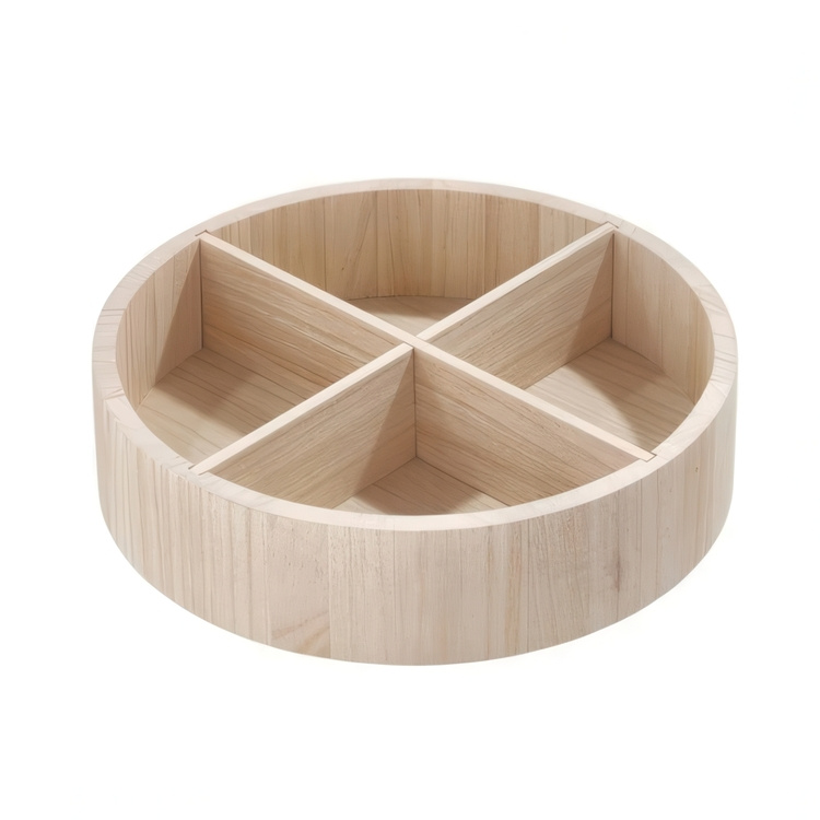 Dreieskive i tre med skillevegger, 30,5 cm, The Home Edit i gruppen Oppbevaring hos SmartaSaker.se (42739)
