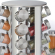 Roterende krydderstativ 16 glass, Metall