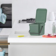 Søppelbøtte med lokk og håndtak 6L, Brabantia, Mørkegrå