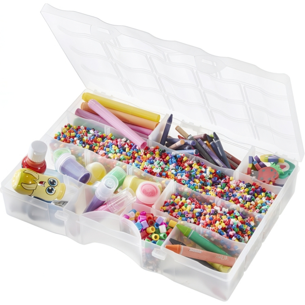 Sorteringsboks med lokk, 19 rom, SmartStore i gruppen Oppbevaring hos SmartaSaker.se (42792)
