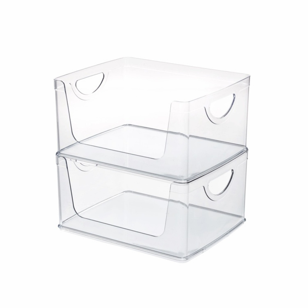 Stablebar boks med åpen front, 25,4x20,3 cm, iDesign i gruppen Oppbevaring / Kjøkkenskap / Organisere kjøkkenskap hos SmartaSaker.se (42802)