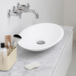 Stort tannbørsteglass med oppbevaring, Brabantia, Beige
